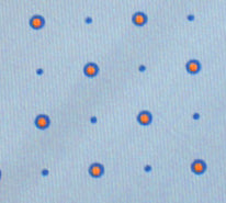 {[en]:Blue & Orange on Light Blue Macclesfield Printed Silk Bow Tie