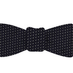 {[en]:White On Midnight Blue Pin Dot Grenadine Bow Tie