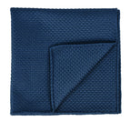 {[en]:Slate Blue Grenadine Grossa Silk Pocket Square