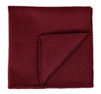 {[en]:Red Grenadine Grossa  Silk Pocket Square