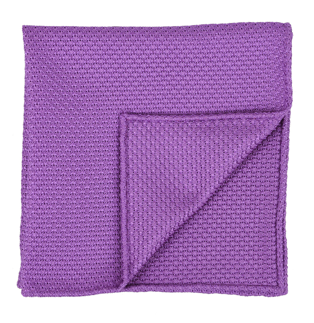 {[en]:Magenta Grenadine Grossa Silk Pocket Square