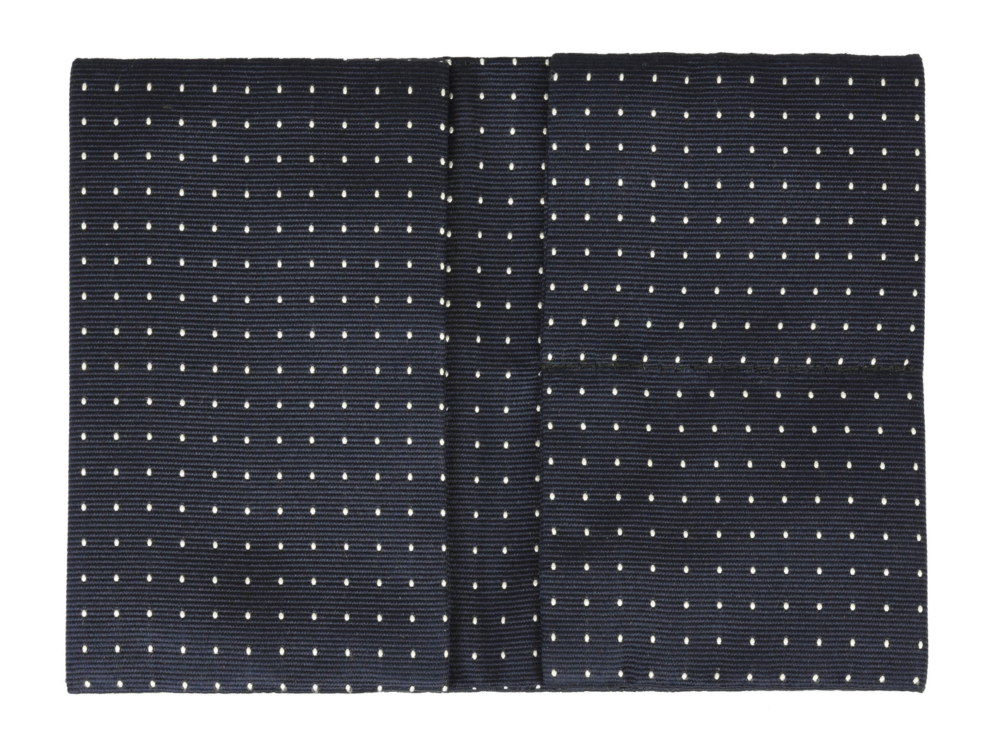 {[en]:White Dots on Dark Navy Pin-Dot Silk Wallet