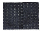 {[en]:White Dots on Dark Navy Pin-Dot Silk Wallet