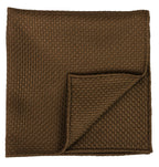{[en]:Chocolate Grenadine Grossa Silk Pocket Square