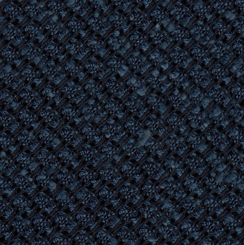 {[en]:Dark Navy Blue Shantung Grenadine Grossa Silk Bow Tie