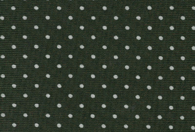 {[en]:White On Dark Olive Green Printed Pin Dot Silk Tie