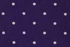 {[en]:White On Purple Printed Dot Silk Tie