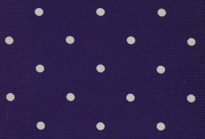{[en]:White On Purple Printed Dot Silk Tie