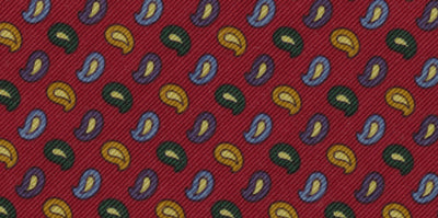 {[en]:Atkinsons Printed Irish Poplin Bow Tie