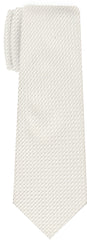 {[en]:White Grenadine Grossa Silk Tie