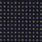 {[en]:Sky Blue, Yellow Gold & White on Midnight Blue Macclesfield Print Silk Ties