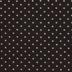 {[en]:White On Bitter Chocolate Printed Pin Dot Silk Tie