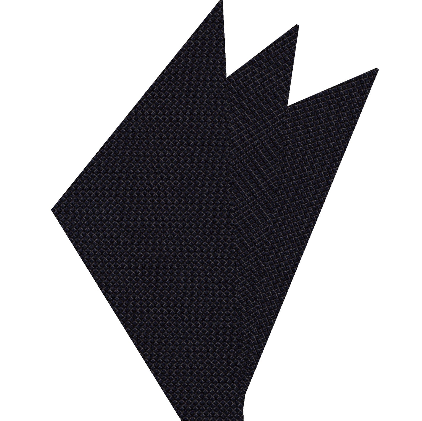 ミッドナイトブルー ダイヤモンド織りシルク ポケットチーフ #DP-2