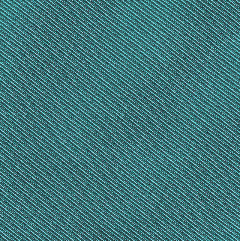 {[en]:Ocean Blue Reppe Solid Silk Pocket Square