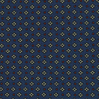 {[en]:Off-White & Red on Dark Blue Macclesfield Print Silk Tie