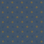 {[en]:Blue & Gold on Slate Blue Macclesfield Print Silk Tie