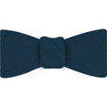 {[en]:Steel Blue Mulberrywood Weave Silk Bow Tie