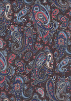 Paisley Print Pattern Linen Pocket Square PLP-4