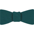 {[en]:Dark Turquoise Mulberrywood Weave Silk Bow Tie