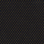 {[en]:Yellow Gold on Midnight Blue Grenadine Pin Dot Silk Tie