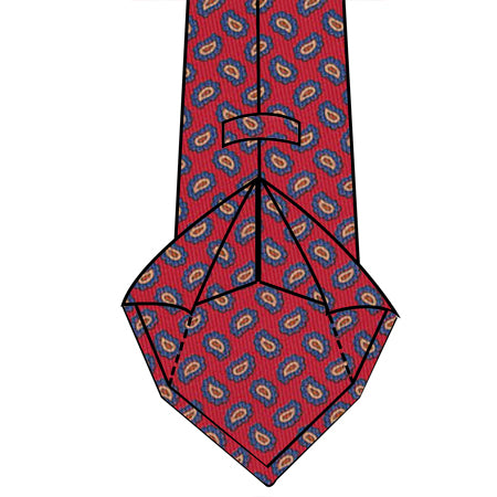 6-Fold Lined Tie Construction