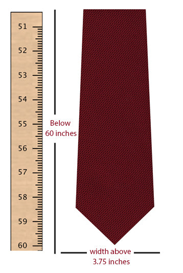 Extra Width for ties 3.75 to 4 inches wide