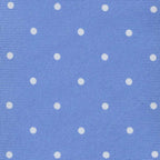 {[en]:White On Sky Blue Printed Dot Silk Tie