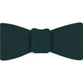 {[en]:Dark Green Turquoise Mulberrywood Weave Silk Bow Tie
