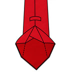 7-fold Unlined Tie Construction With Rolled Edges And No Tipping