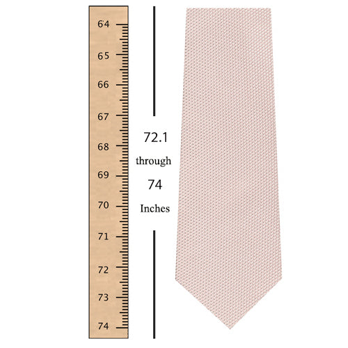 72.1 through 74 Inches (183 through 188 Centimeters) Tie Length