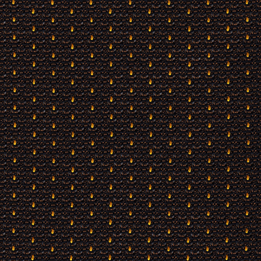 {[en]:Yellow Gold On Chocolate Grenadine Grossa Pin Dot Silk Tie