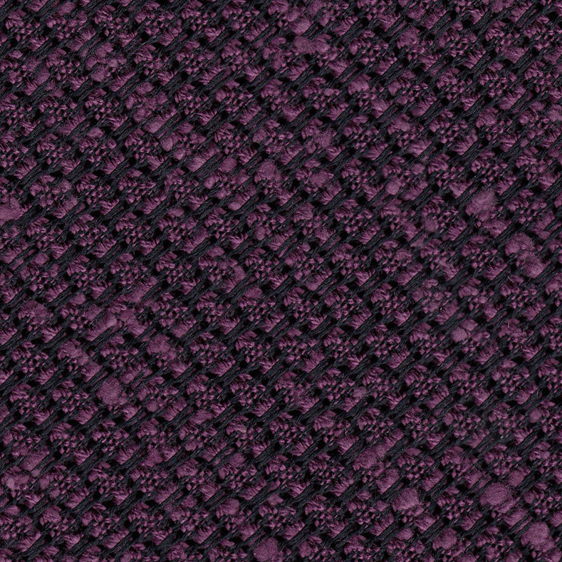 {[en]:Purple Shantung Grenadine Grossa Silk Pocket Square