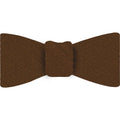 {[en]:Dark Mandarin Mulberrywood Weave Silk Bow Tie