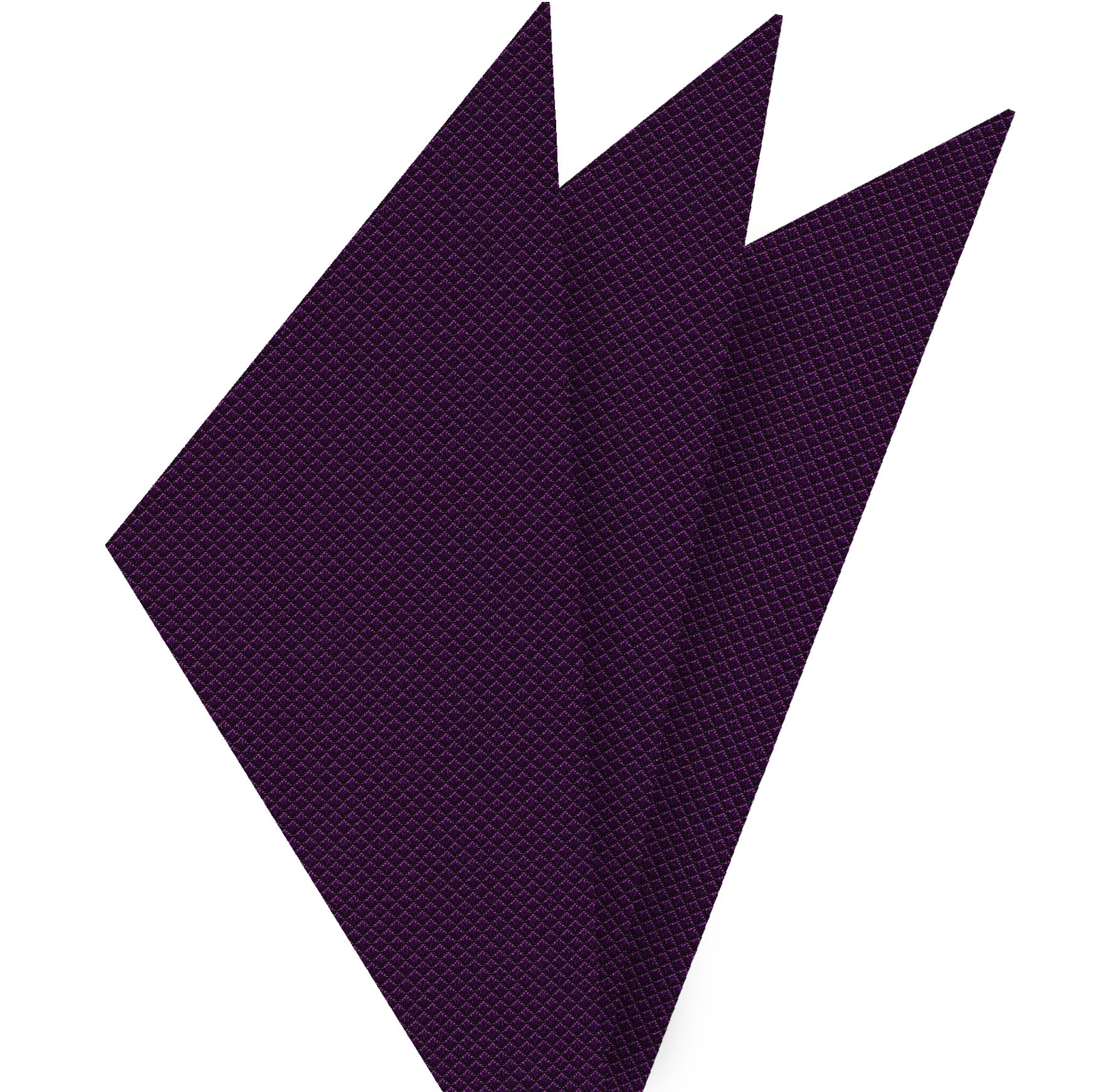 {[en]:Purple Diamond Weave Silk Tie