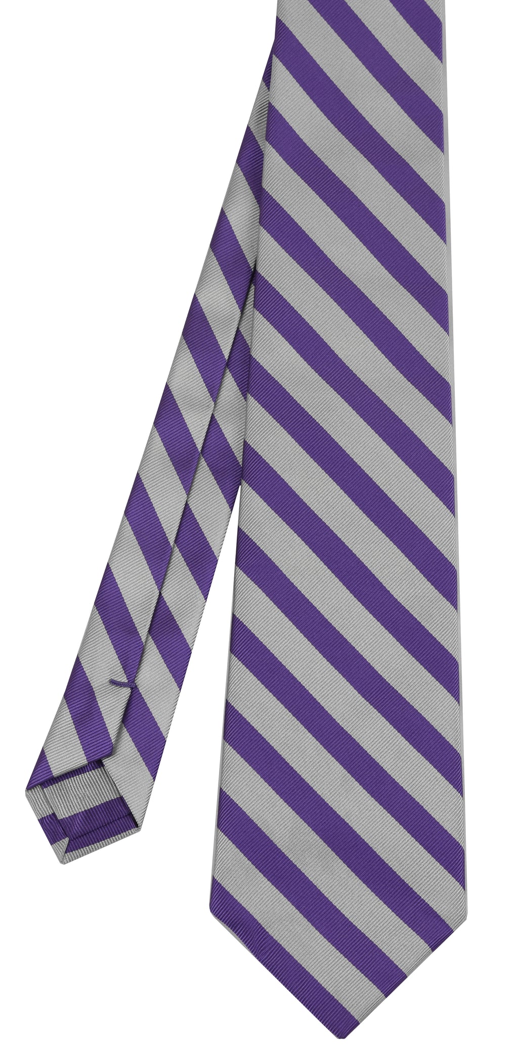 Kansas State Silk Tie #ACO-12 (Purple & White)