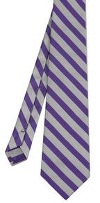 Kansas State Silk Tie #ACO-12 (Purple & White)