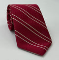Crimson & Off-White University of Oklahoma Silk Tie ACO-17