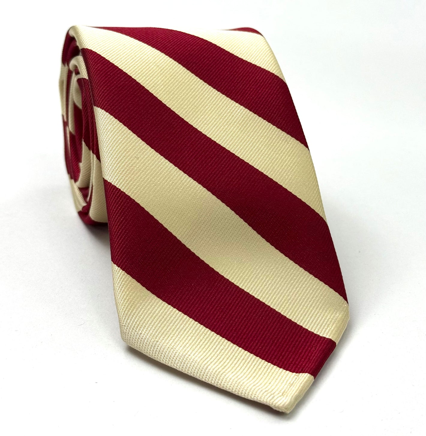 Indiana Hoosiers Silk Tie ACO-23 (Crimson & Cream)