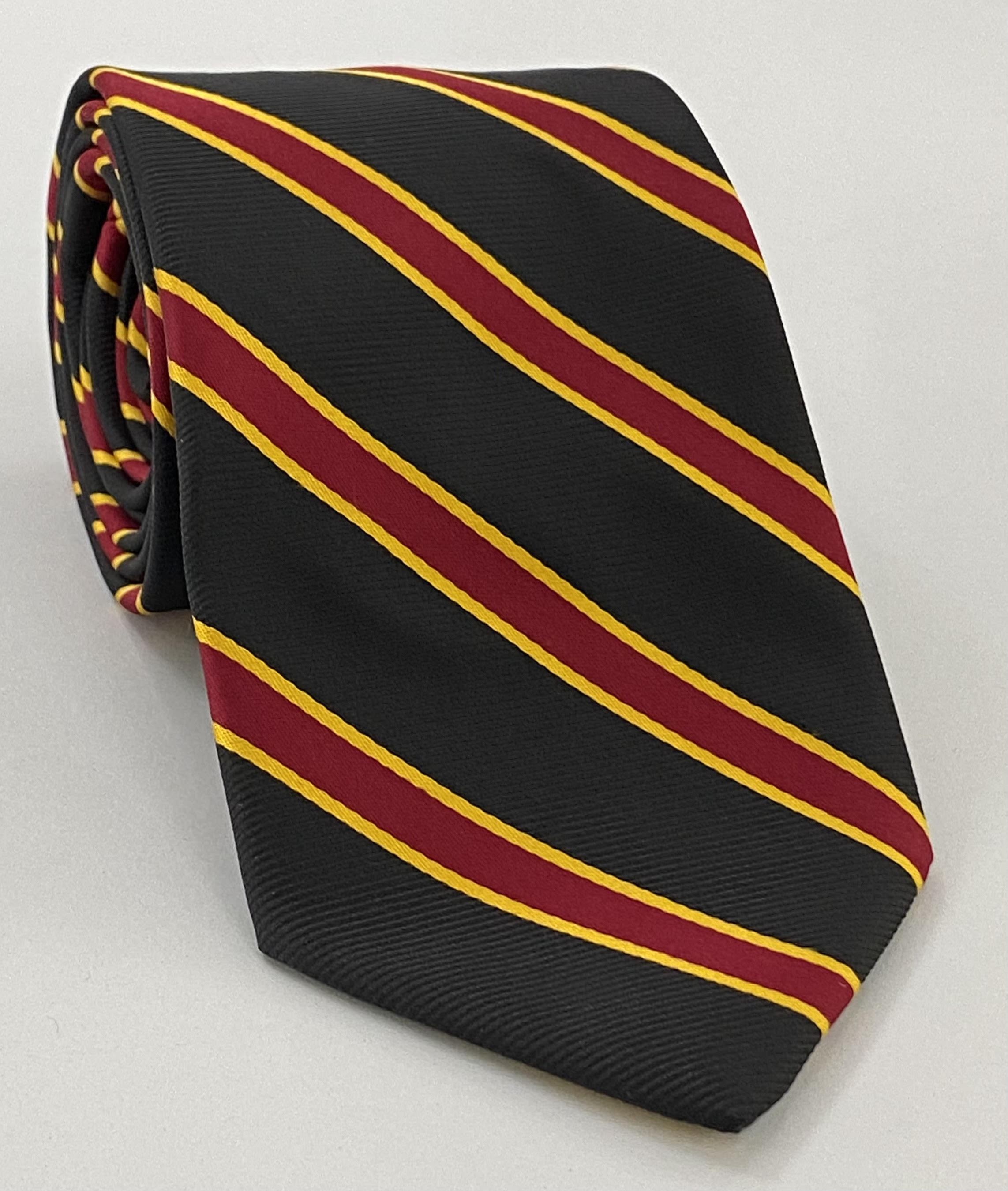 University Of Southern California Tie ACO-50 Cardinal & Gold on Black