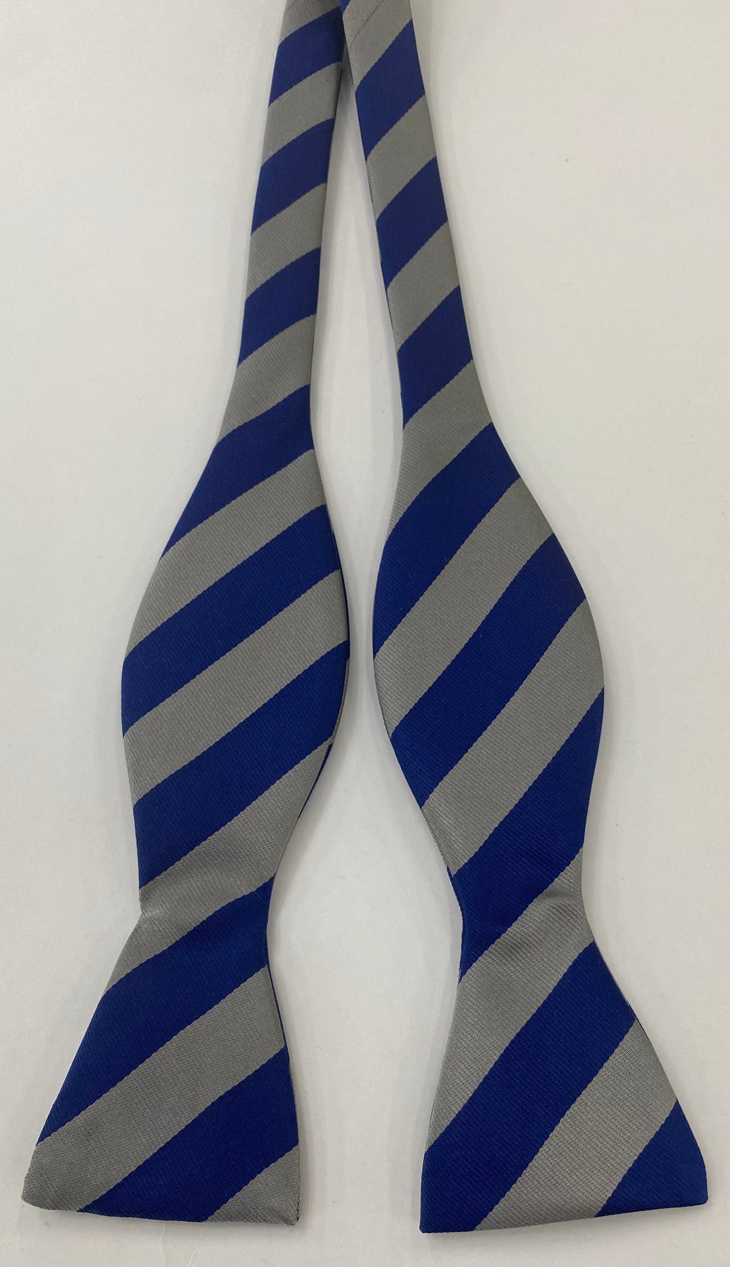 조지타운 실크 나비 넥타이 #ACOBT-6 (블루 & 덜 그레이)