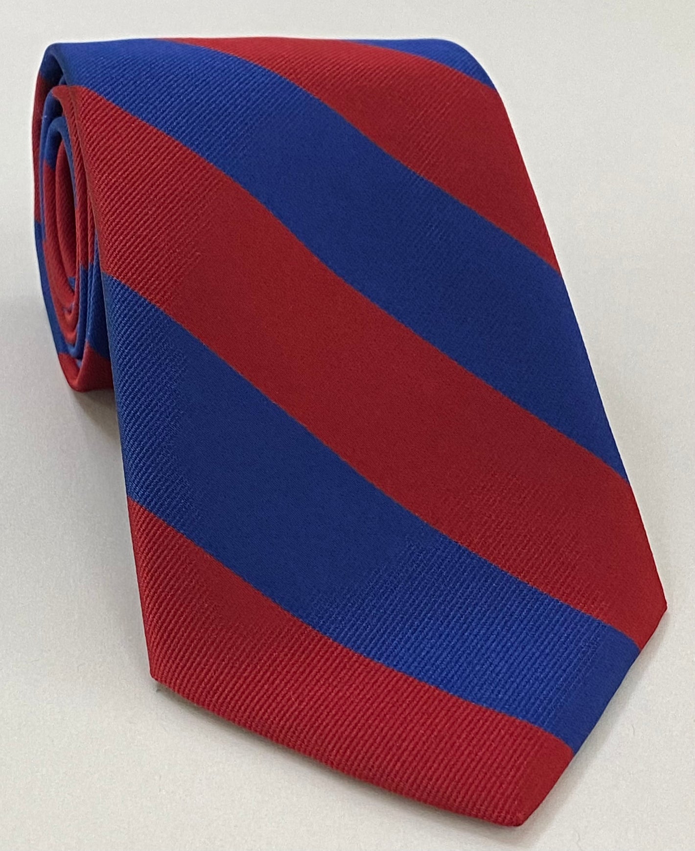 University of Pennsylvania Silk Tie ACO-7 (Dark Red & Blue)