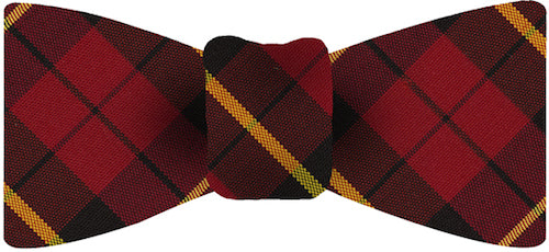 {[en]:Wallace Plaid Tartan Irish Poplin Bow Tie