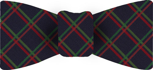{[en]:Atkinsons Plaid Irish Poplin Bow Tie