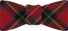{[en]:Royal Stewart Plaid Tartan Irish Poplin Bow Tie