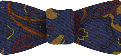 {[en]:Atkinsons Printed Irish Poplin Bow Tie