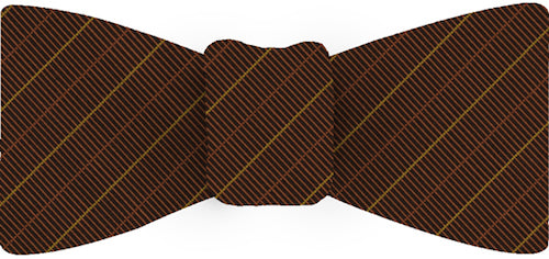 {[en]:Atkinsons Stripe Irish Poplin Bow Tie