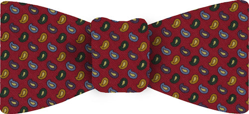 {[en]:Atkinsons Printed Irish Poplin Bow Tie