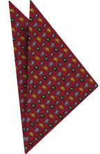 {[en]:Atkinsons Printed Irish Poplin Pocket Square