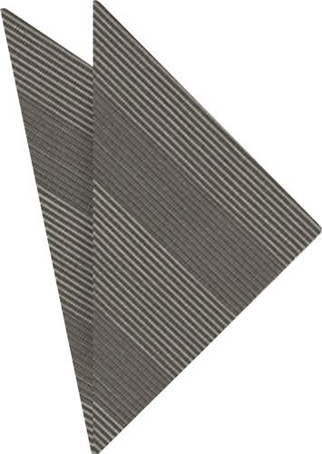 {[en]:Cream & Gray Atkinsons Striped Irish Poplin Pocket Square