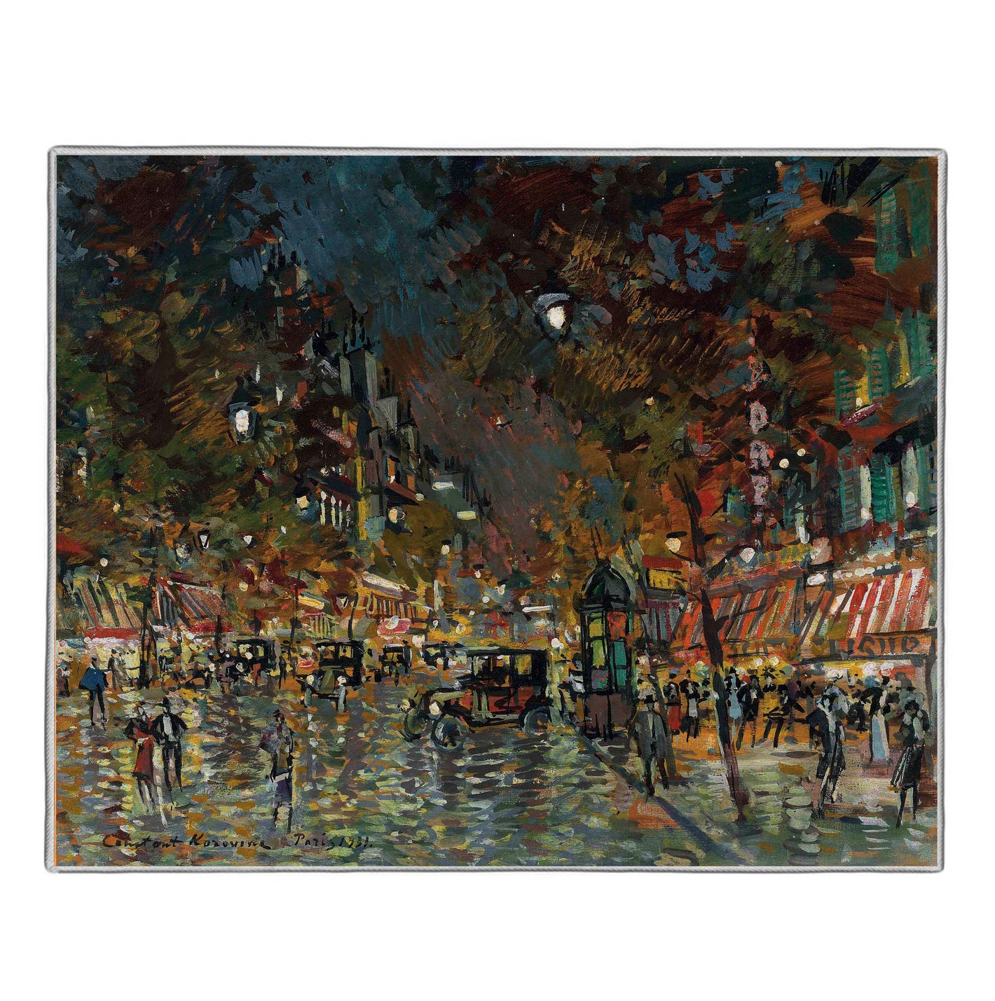 {[en]:Paris at Night - Konstantin Korovin Pocket Rectangle